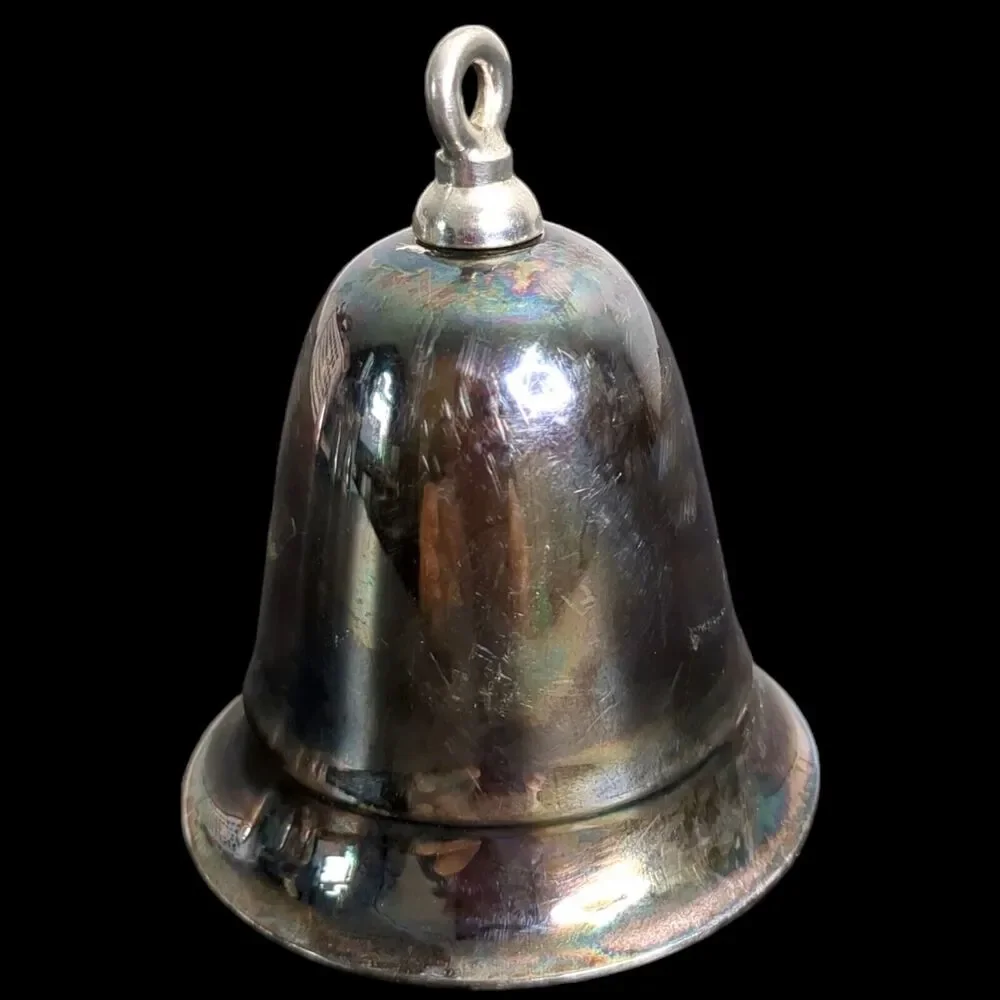 Lot of Kirk Stieff Musical Annual Silver Plate Bells 1978, 1979, 1983, 1984 VTG